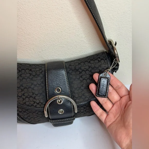 Coach Y2K Micro C Signature Monogram SoHo Shoulder Bag - Picture 2 of 13